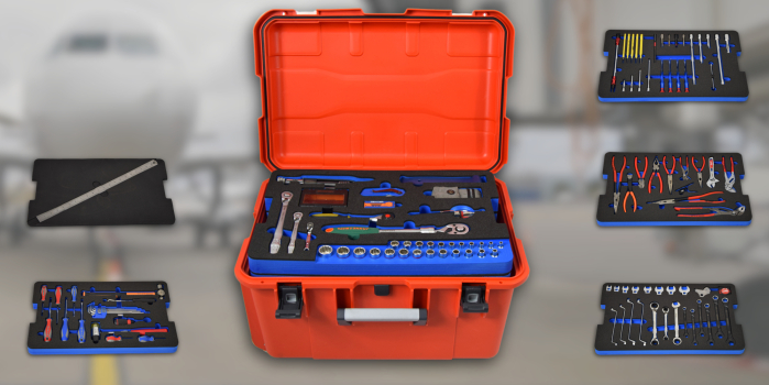 “Porządek w narzędziach na najwyższym poziomie” - czyli specjalne wkłady piankowe przeznaczone do zadań specjalnych.