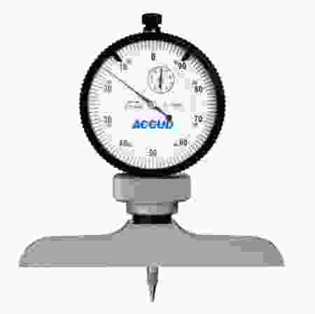 ACCUD głębokościomierz zegarowy 0-10/0,01mm podstawa 63x17mm 291-010-11 