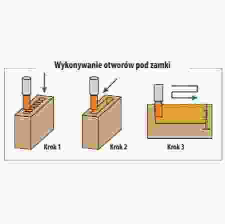 CMT frez oscylacyjny z łamaczem wióra 12 mm 102.120.31 