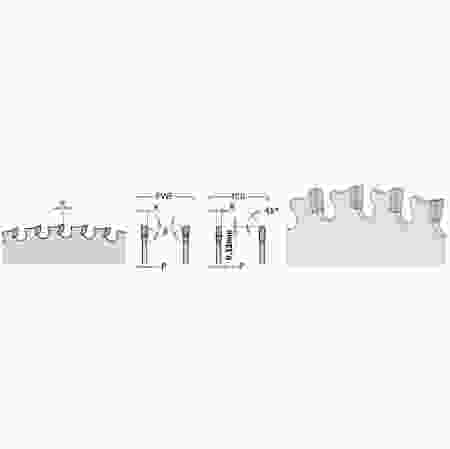 CMT piła tarczowa 190x30x1,8 HM 48 zębów do cięcia stali nierdzewnej na sucho 226.548.07M 