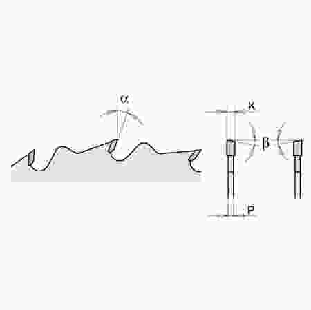 CMT piła tarczowa 300x30x2,8 HM 20 zębów budowlane 286.020.12M 