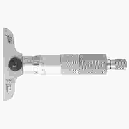 SCHUT głębokościomierz mikrometryczny 0-50/0,01 mm poprzeczka 63 mm końcówka sferyczna 906.965 