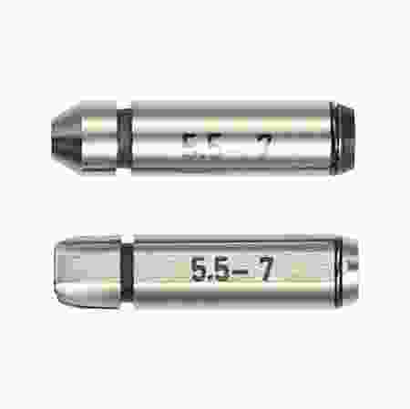 SCHUT zestaw końcówek do mikrometru zakres 0,4-7,0 do gwintów metrycznych 60° 906.726 