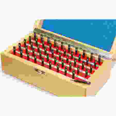 SCHUT zestaw wałeczków pomiarowych krótkich z uchwytami 8,51-9,00 mm 50 szt. 837.320 