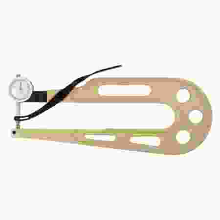 WOLF grubościomierz zegarowy 0-25/0,1 mm z końcówką okrągłą R1,5 mm głębokość pomiaru 500 mm 853.087 