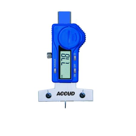ACCUD głębokościomierz elektroniczny 0-25/0,01 mm do bieżnika opon 176-001-11