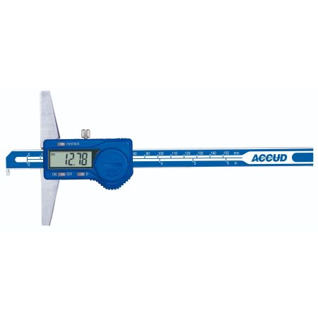 ACCUD głębokościomierz elektroniczny 0-300/0,01 mm z hakiem 173-012-11
