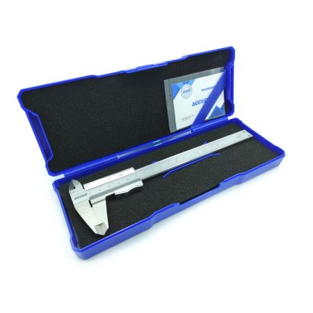ACCUD suwmiarka analogowa 150/0,05 mm z zaciskiem 124-006-14