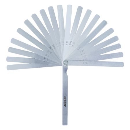 ACCUD szczelinomierz listkowy 0,05-1,00mm 20 listków (300mm) DIN2275 915-100-20