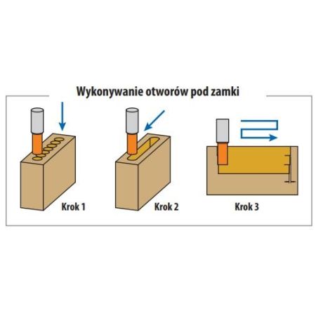 CMT frez oscylacyjny z łamaczem wióra 16 mm 102.160.31
