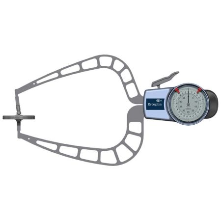 KROEPLIN macki pomiarowe analogowe zewnętrzne 0-50/0,05 mm D450T 854.035