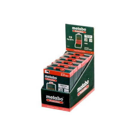 METABO komplet wierteł do stali hss-co 1-10mm 19 szt. (627157000)