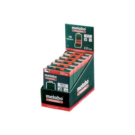 METABO komplet wierteł do stali HSS-G 1-10mm 19 szt. (627153000)