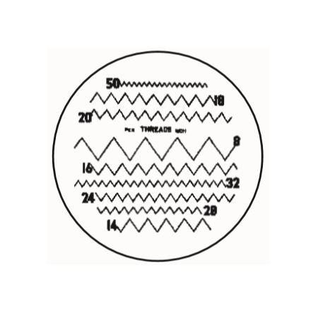 PEAK skala do lupy Ø 35 mm no.11 905.192