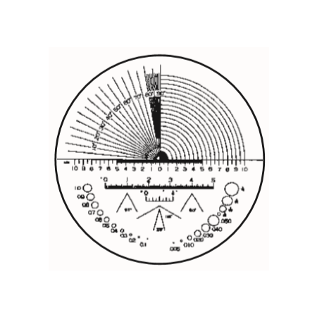 PEAK skala do lupy Ø 35 mm no.2 905.183
