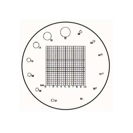 PEAK skala do lupy Ø 35 mm no.7 905.188