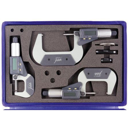 SCHUT mikrometr elektroniczny 25-50/0.001mm + świadectwo wzorcowania 908.759 WZORC