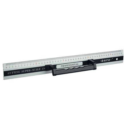 SCHUT przymiar 450x50x3mm aluminiowy z uchwytem i magnesem 775.600