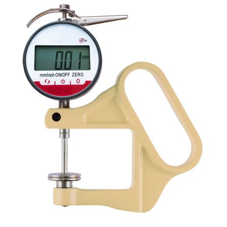 WOLF grubościomierz elektroniczny 0-25/0,01mm z końcówką okrągłą R6 mm głębokość pomiaru 200 mm 853.057