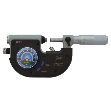 SCHUT Mikrometr z cyfrowym czujnikiem zegarowym IP54 910.506